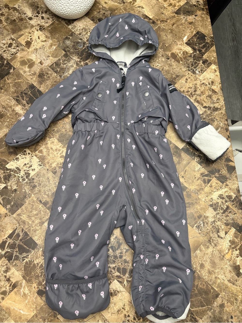 Gagou Tagou Kids floral Waterproof automn / spring one piece jacket 18 months